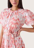 Aron printed tencel dress ROSSO LIPSTICK Woman image number 2