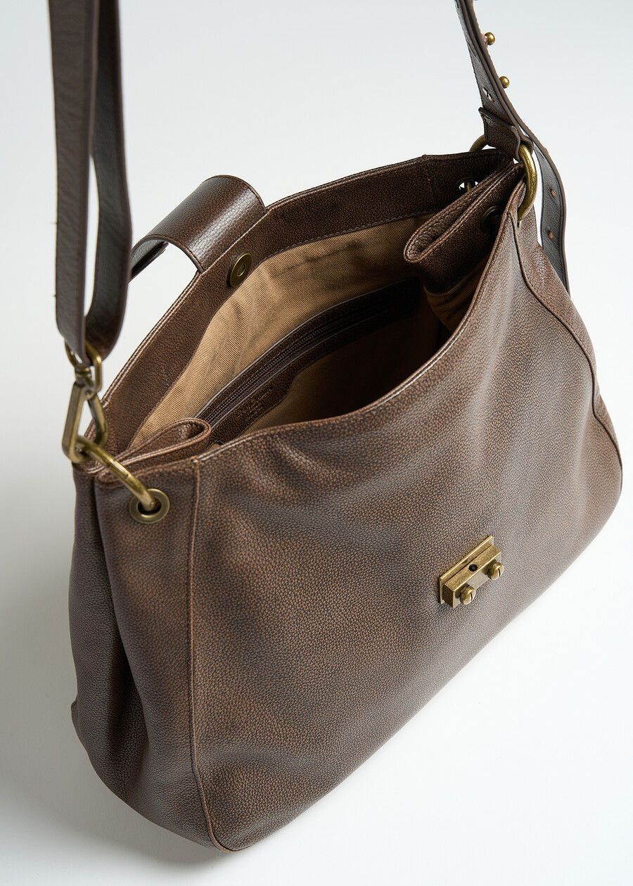 Borsa a spalla Blond in vera pelle MARRONE Donna , immagine n. 3