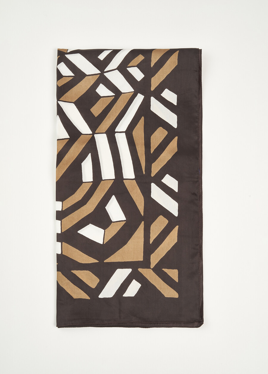 Senta 100% cutro foulard MARRONE Woman , image number 2