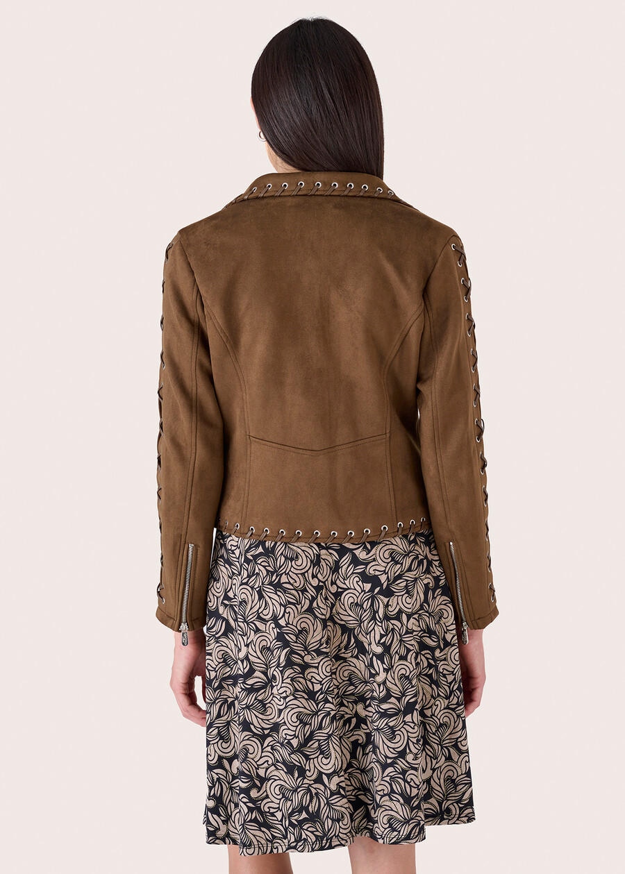Gianni giubbino in ecopelle MARRONE Donna , immagine n. 4