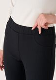 Pantalone Kelly in tessuto screp NERO BLACK Donna immagine n. 3