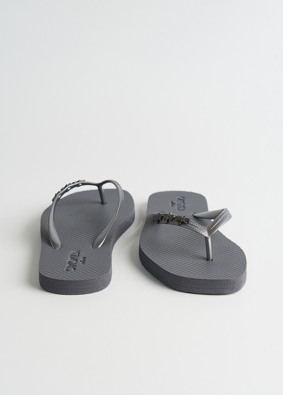 Infradito Syra con libellule GRIGIO GUN METALGOLD Donna , immagine n. 3