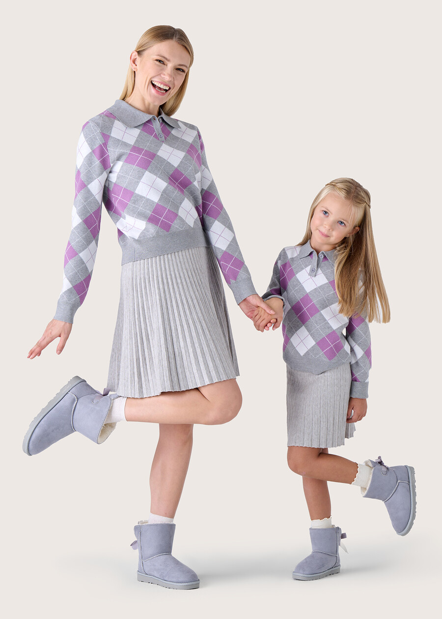Maglia Magic modello polo GRIGIO LIGHT GREY Donna , immagine n. 4