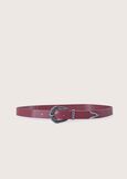 Cecilia eco-leather belt ROSSO SYRAH Woman image number 2