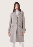 Colet woolen coat GRIGIO TORTORANERO BLACK Woman image number 3