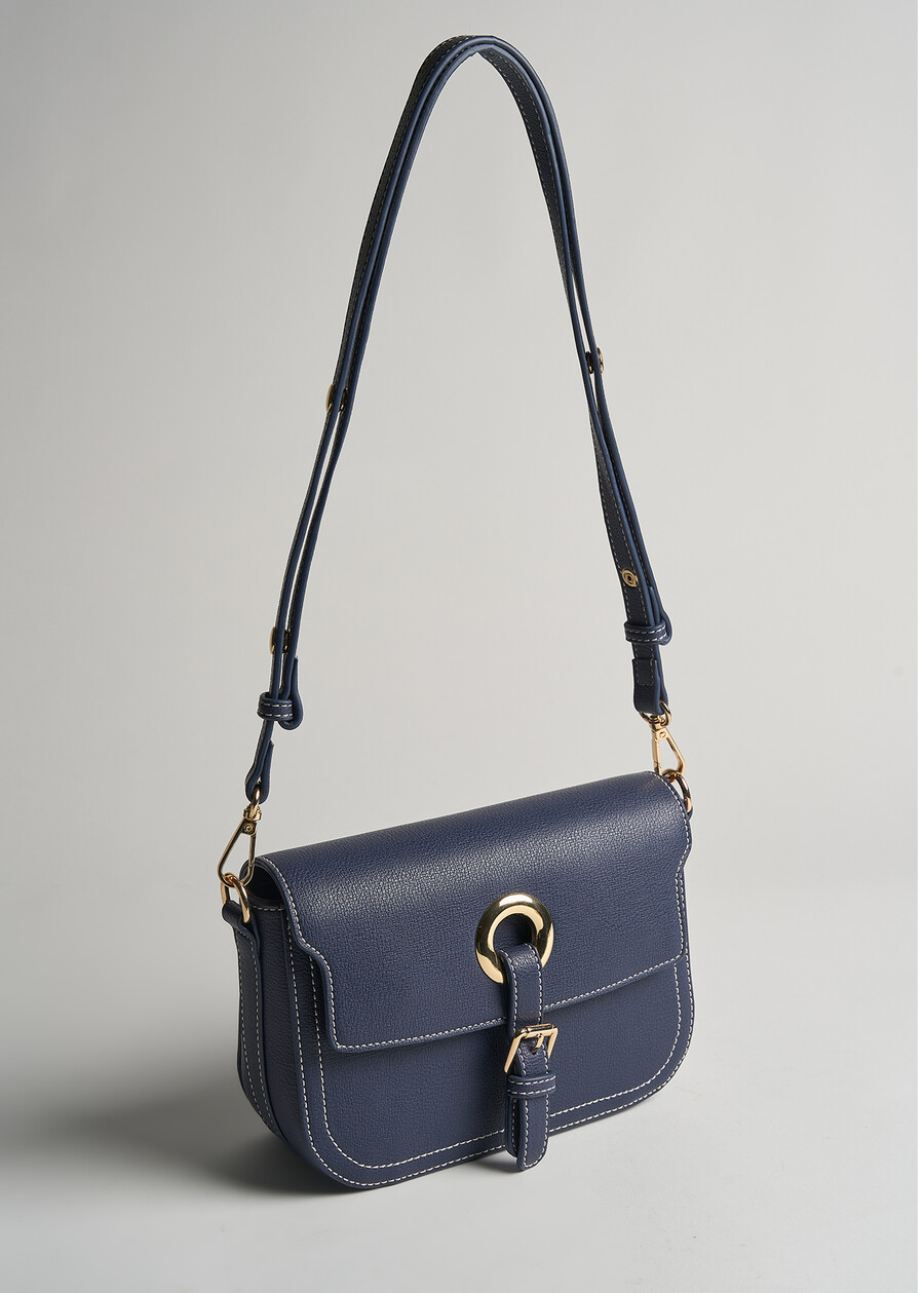 Baxy deer-print shoulder bag BIANCO WHITEAZZURO AZZURROBLU Woman , image number 2