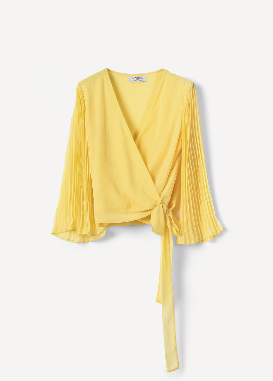Blusa Blusy In Georgette GIALLOZAFFI Donna , immagine n. 6