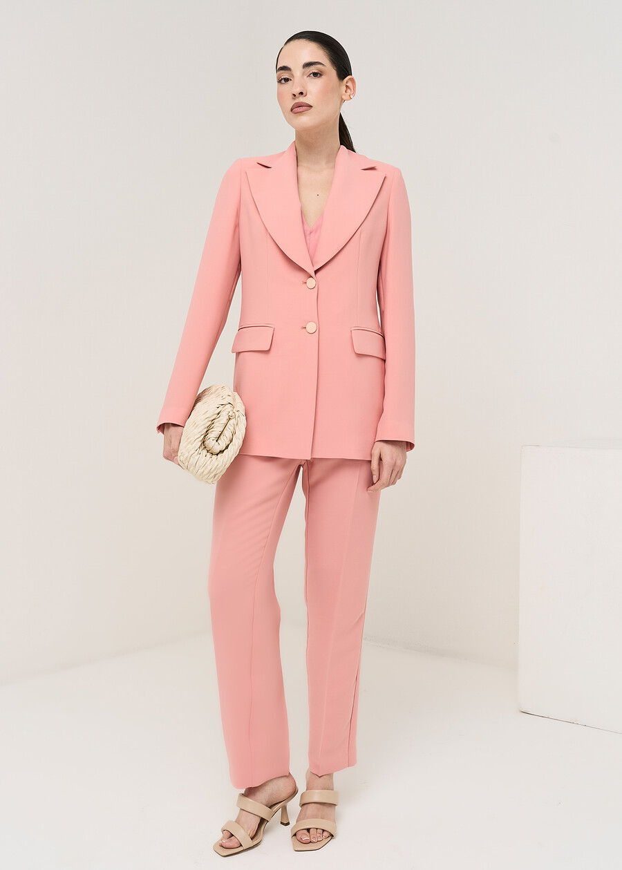 Alba wide-leg cady trousers ARANCIONE Woman , image number 1