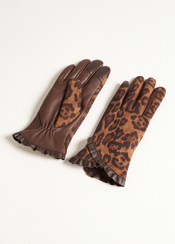 Guanti Geky in vera pelle MARRONE CARAMELLO Donna null