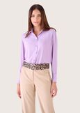 Camicia Candida in crepe VIOLA LILLYGRIGIO CLOUD Donna immagine n. 1