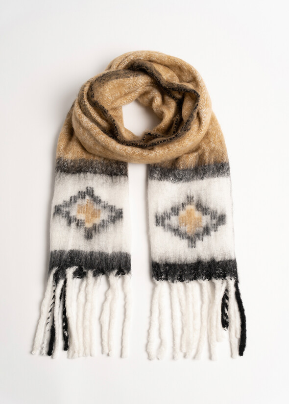 Sciarpa Sariah in lana cotta Sciarpa Sariah in lana cotta BEIGE ECRU Donna null