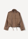 Gaia aviator style short jacket MARRONE Woman image number 6