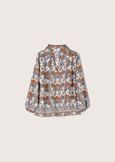 Courtney V neck blouse MARRONE TIERRA Woman image number 4