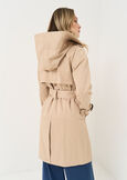 Timon hooded trench coat BEIGEBLU Woman image number 5