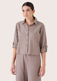 Camicia Cora 100% cotone GRIGIO TORTORA Donna immagine n. 1