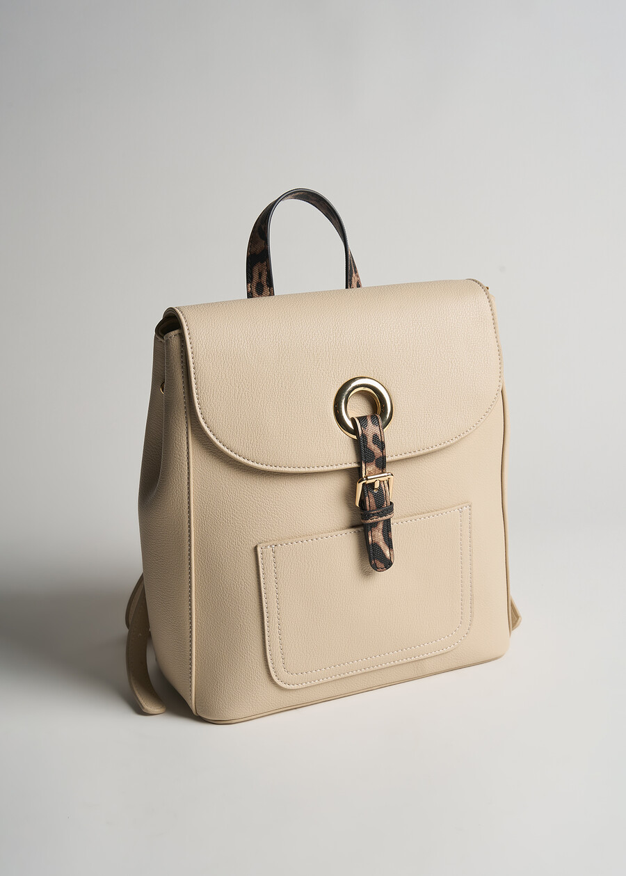 Balou deer and animalier backpack BEIGE Woman , image number 1