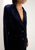 Giacca Goya in velluto BLU MIDNIGHTVIOLA VINACCIA Donna immagine n. 2