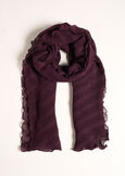 Sunny solid-color scarf NERO BLACKBLU MIDNIGHTBEIGEVIOLA VINACCIA Woman image number 1