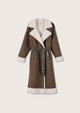 Cappotto Clarisse in eco-suede VERDE CAPPER Donna immagine n. 5