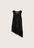 Talea top with micro-paillettes NERO BLACK Woman image number 5