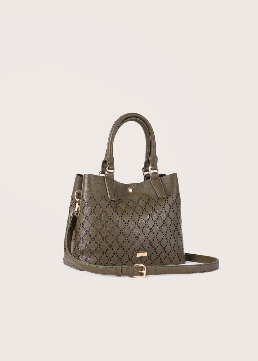 Bauletto Bafora in ecopelle VERDE NORIBEIGE SALINA Donna , immagine n. 2