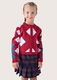 Maglia Monkey stile cardigan per bimba ROSSO CARPET Donna immagine n. 1