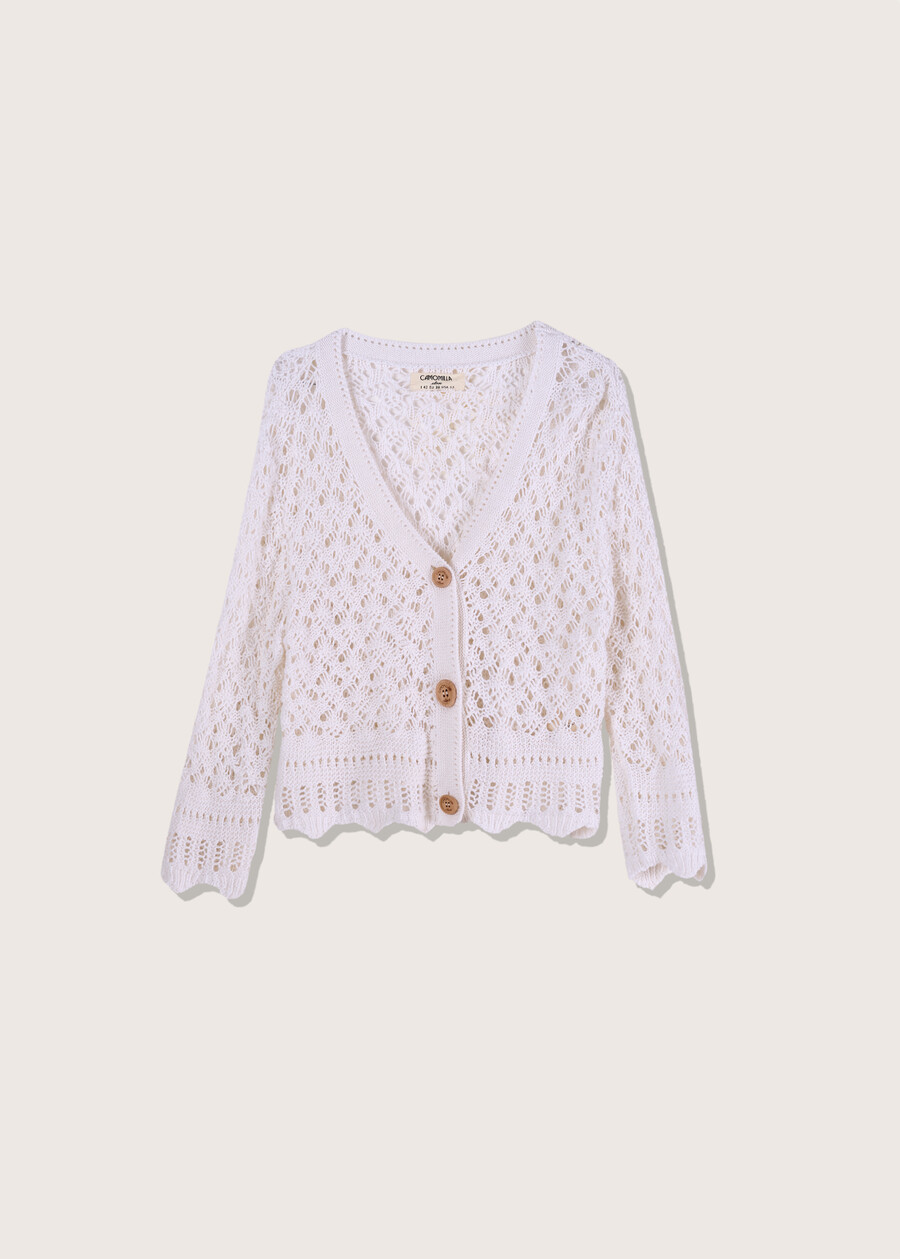 Coprispalle Claud 100% cotone BIANCO Donna , immagine n. 4