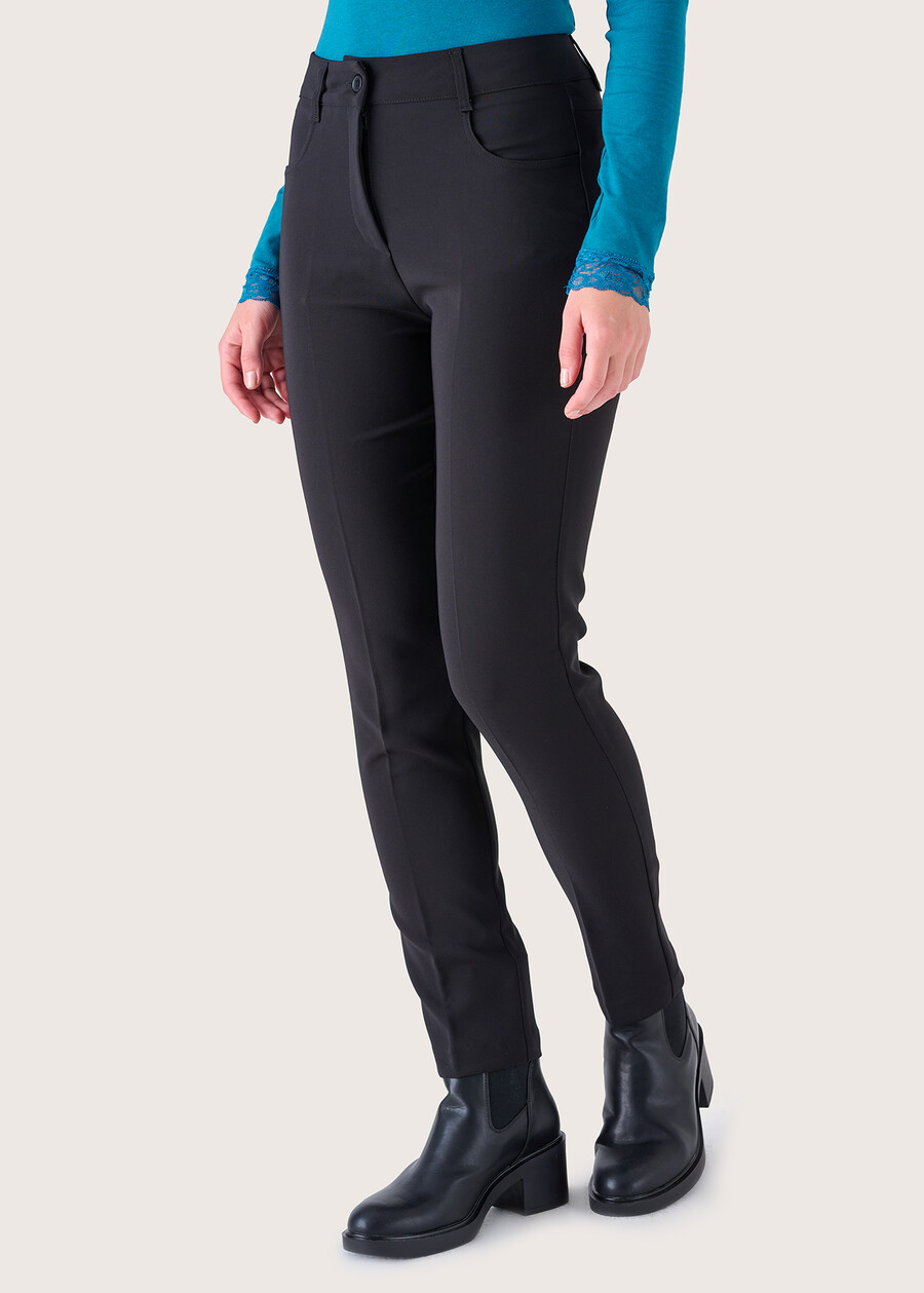 Pantalone Kate in tessuto tecnico NERO BLACK Donna , immagine n. 2