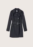Taira double-breasted trench coat NERO BLACK Woman image number 5