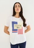 T-shirt Soledad con stampa BIANCO WHITE Donna immagine n. 1