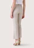 Alice linen blend trousers ROSSO ARAGOSTABIANCO WHITEBLUE OLTREMARE NERO BLACKVERDE GARDENBEIGE LIGHT BEIGE Woman image number 4