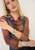 Bracciale rigido Greg martellato GRIGIO Donna immagine n. 1
