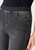Kelly denim trousers GRIGIO DARKGREYDENI DENIM Woman image number 3