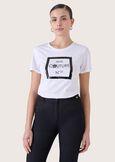 T-shirt Sarri in cotone BIANCO WHITE Donna immagine n. 1