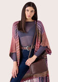 Borsa a sacca Birak 100% vera pelle MARRONE CASTAGNA Donna immagine n. 2