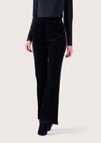 Pantalone Victoria in velluto NERO BLACK Donna immagine n. 3
