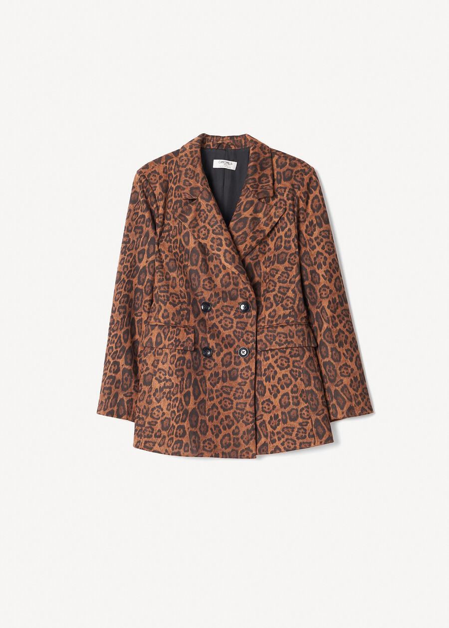 Germana double-breasted jacket MARRONE CARAMELLO Woman , image number 5