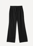Pantalone Piero in cotone NERO BLACK Donna immagine n. 5