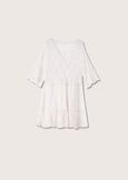 Blusa Borea con ricami in pizzo BIANCO Donna immagine n. 4