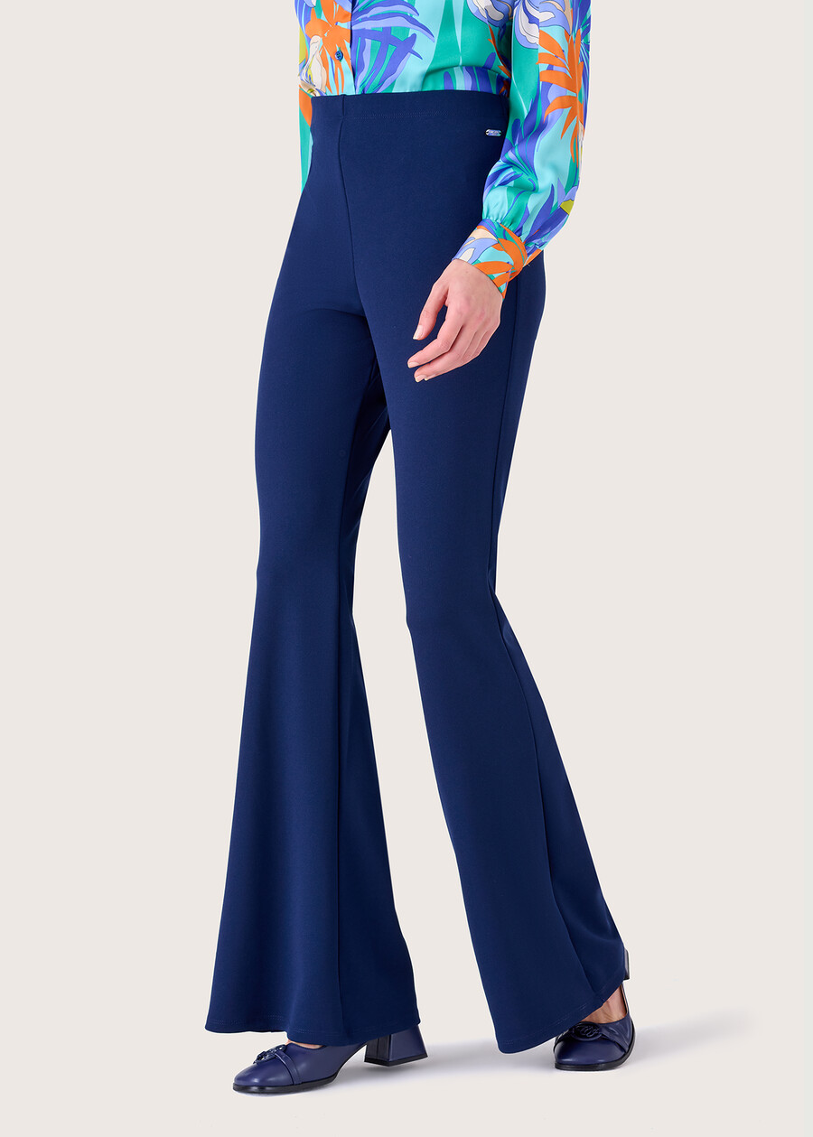 Pantalone a zampa Victoria BLUE OLTREMARE  Donna , immagine n. 3