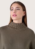 Marge turtleneck jersey VERDE CAPPERBEIGE GREIGE Woman image number 3