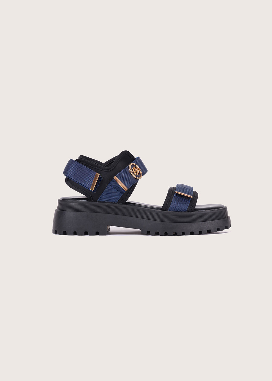 Sandalo Sandras con suola carrarmato BLUE OLTREMARE  Donna , immagine n. 3