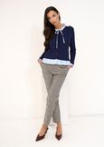 Criss layered-effect cardigan MARRONEBLU Woman image number 4
