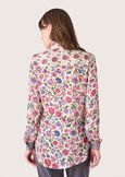 Cristal three-pattern shirt BEIGE LANA Woman image number 3