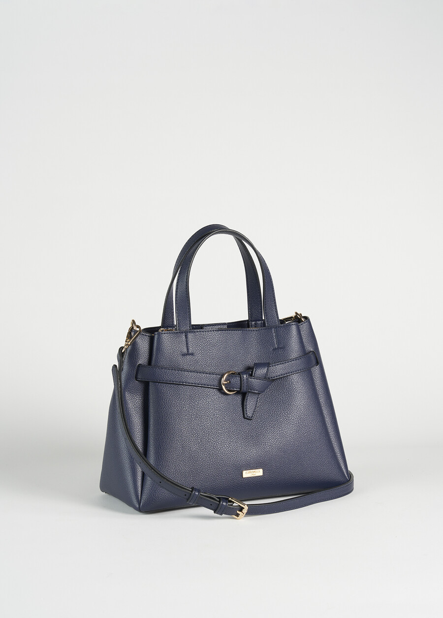 Borsa shopping Bossa in ecopelle BIANCO WHITEBLUE OLTREMARE  Donna , immagine n. 1