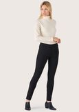 Pantalone Kelly in tessuto screp NERO BLACK Donna immagine n. 1