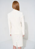 Giacca Giselle monopetto bi-stretch NERO BLACKBEIGE GESSOBLU Donna immagine n. 4