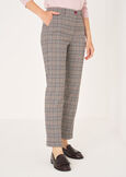 Bella checked trousers GRIGIO GREY Woman image number 3