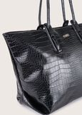 Shopping bag Bally in ecopelle NEROMARRONE CASTAGNA Donna immagine n. 2