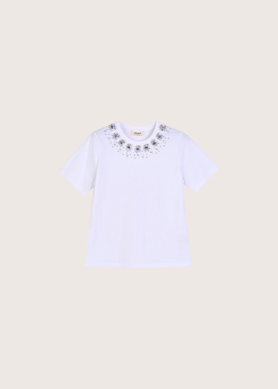 T-shirt Santi in cotone BIANCO WHITE Donna , immagine n. 4